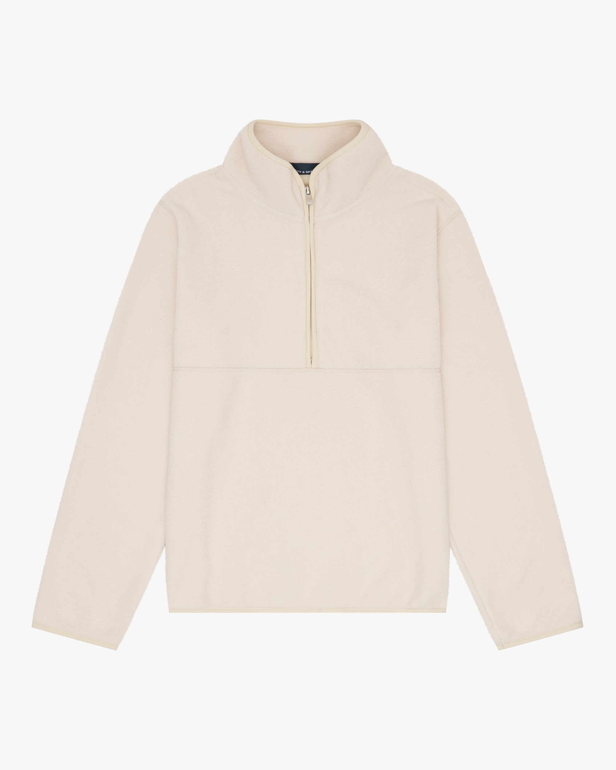 MENS FLEECE JUMPER - VANILLA image 0