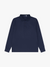 UPF 50+ MENS LONG SLEEVE POLO - NAVY image 0