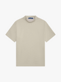 SHORT SLEEVE MOCK NECK - STONE image 0