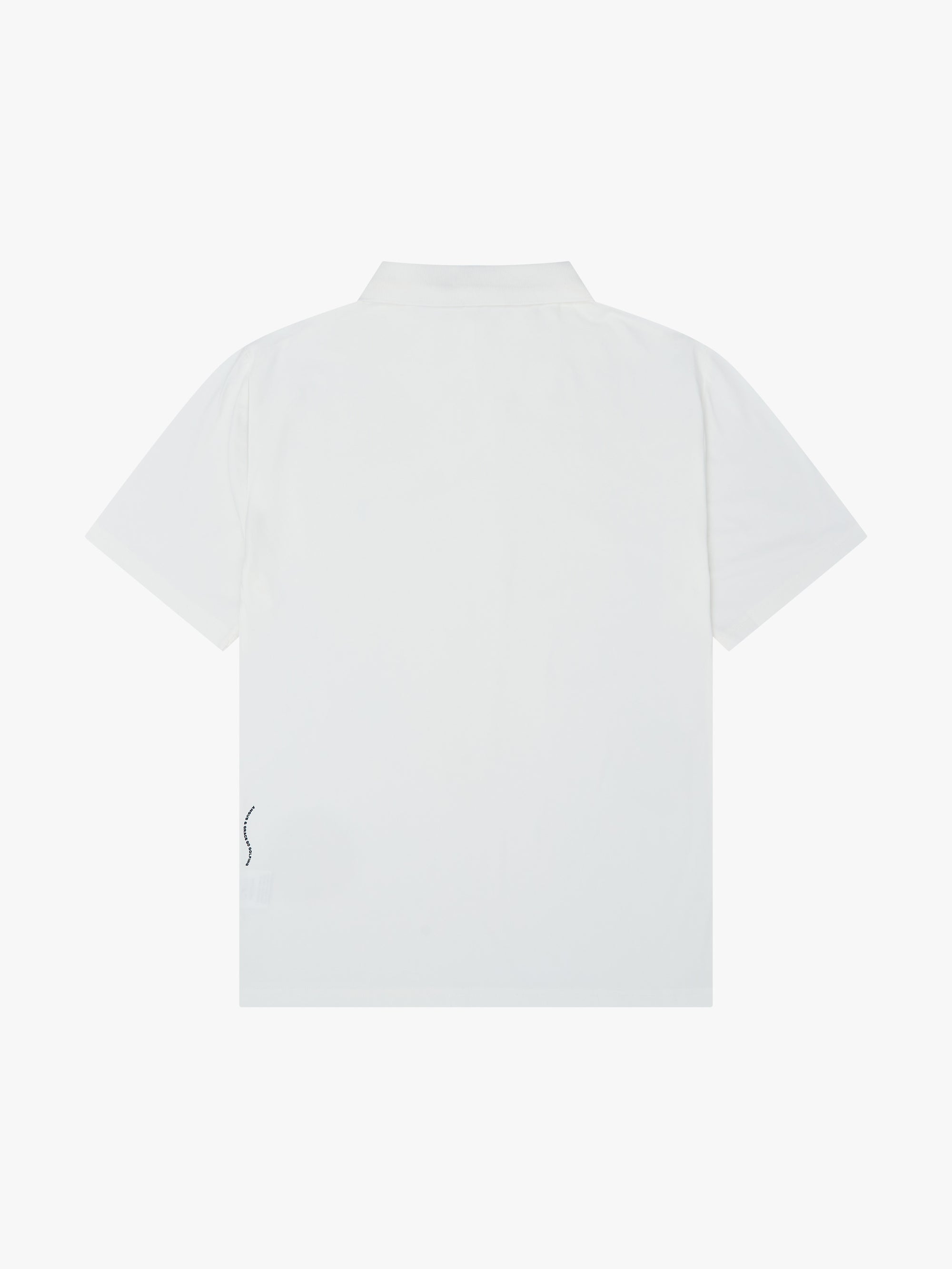 NO LAYING UP MEN'S SHORT SLEEVE POLO - WHITE image 1