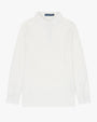 3 BUTTON LONG SLEEVE POCKET POLO - WHITE image 0