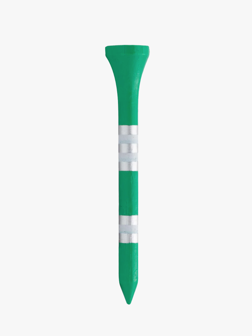 NO LAYING UP TEES - KELLY GREEN, WHITE AND SILVER image 0