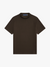 SHORT SLEEVE MOCK NECK - CHOCOLATE image 0
