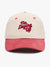 NO LAYING UP BASEBALL CAP  - CREAM + PINK image 0