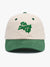 NO LAYING UP BASEBALL CAP  - CREAM + GREEN image 0