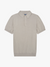 3 BUTTON KNIT POLO - STONE image 0