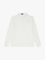 UPF 50+ MENS LONG SLEEVE POLO - OFF WHITE image 0