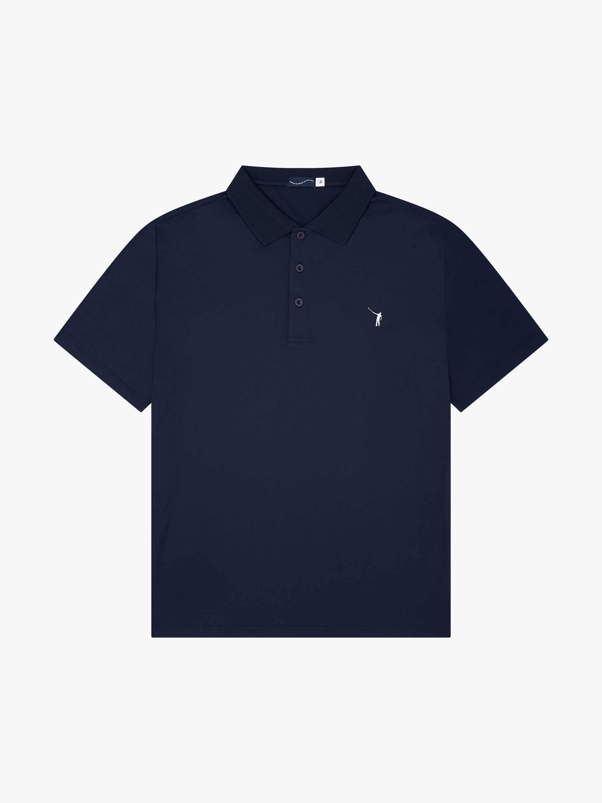 NO LAYING UP MEN'S SHORT SLEEVE POLO - NAVY image 0