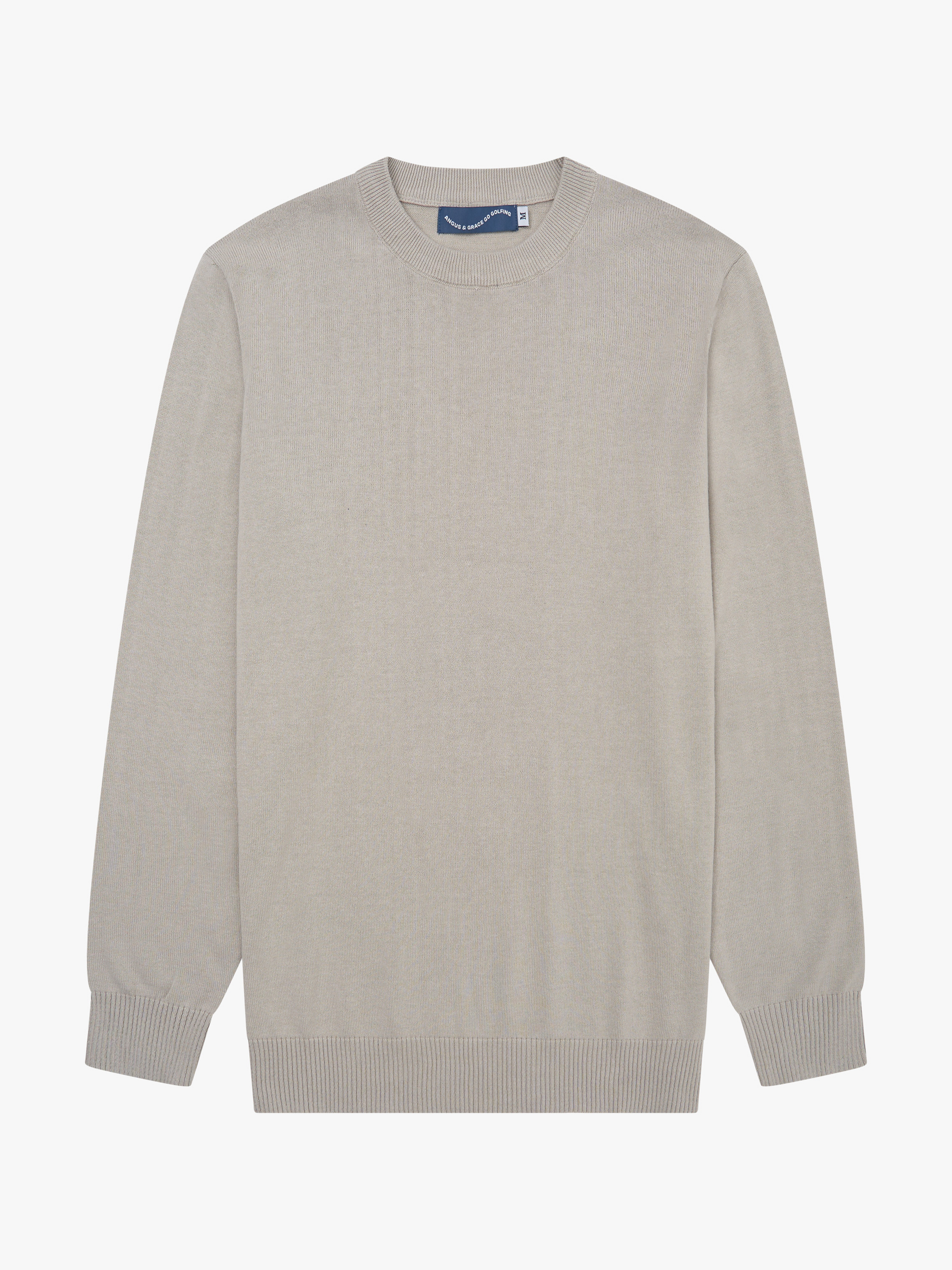 KNIT CREWNECK - STONE image 0