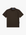 SHORT SLEEVE MOCK NECK - CHOCOLATE image 0