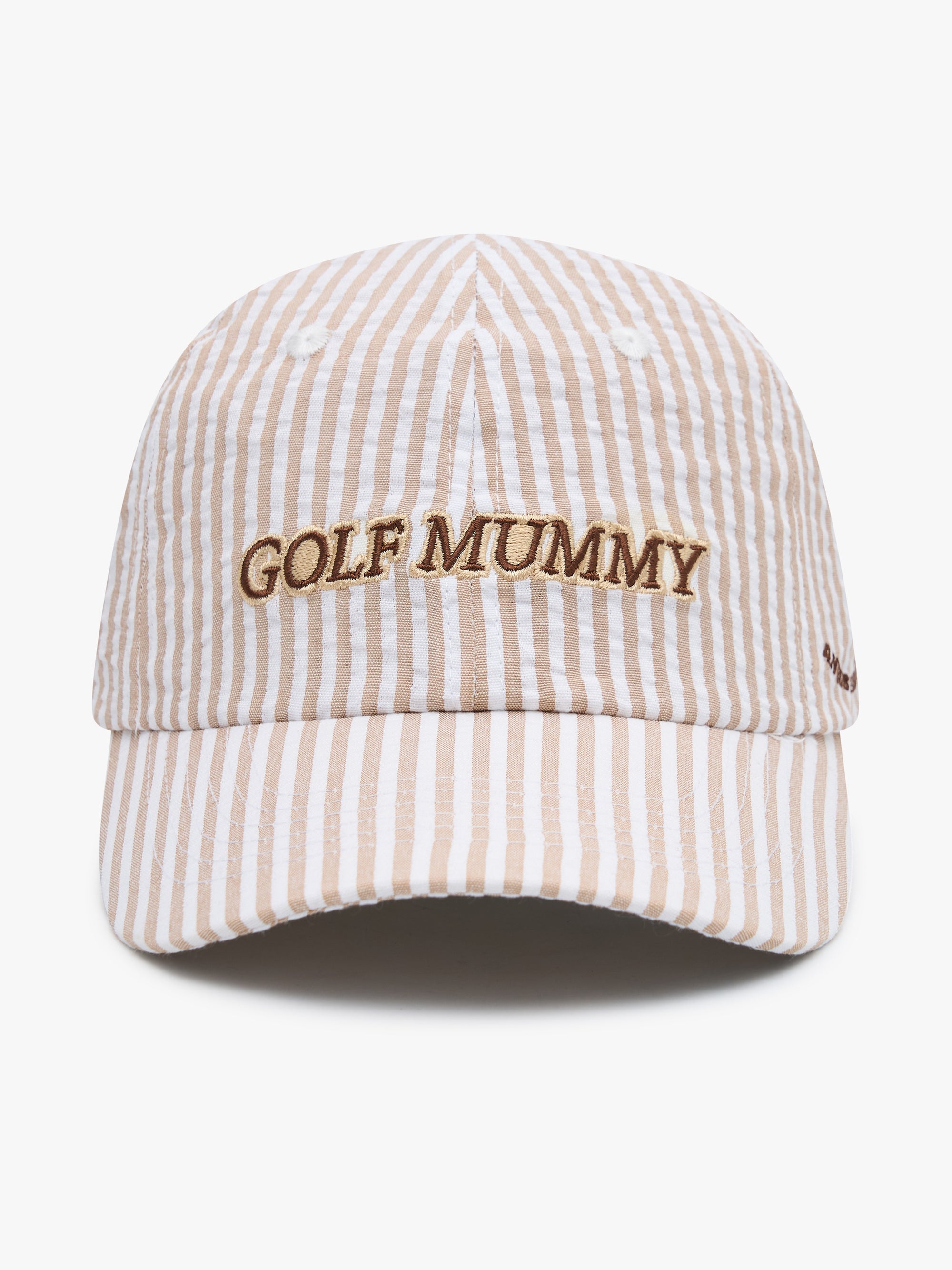GOLF MUMMY - BEIGE/WHITE SEERSUCKER image 0