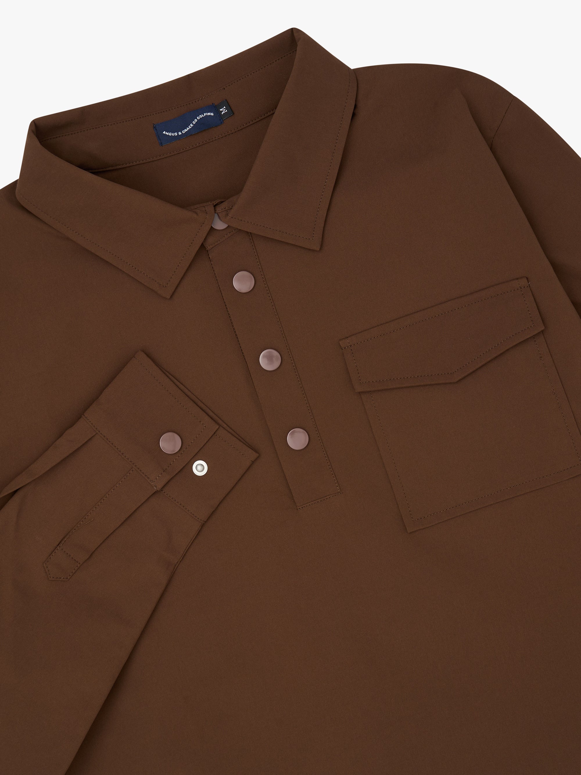 WET WEATHER POLO - CHOCOLATE image 2