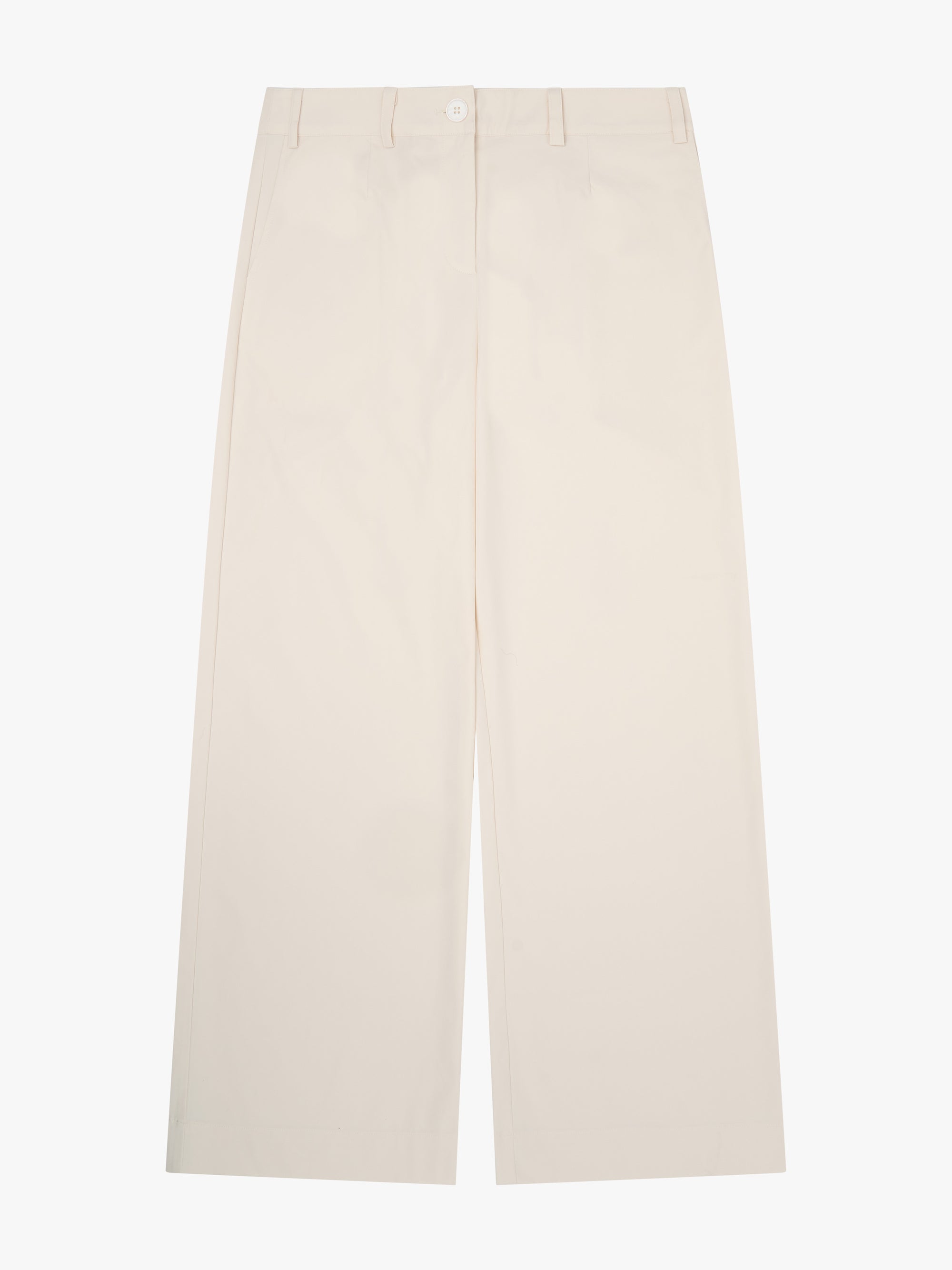 WOMEN'S WIDE LEG PANT - CREAM image 0