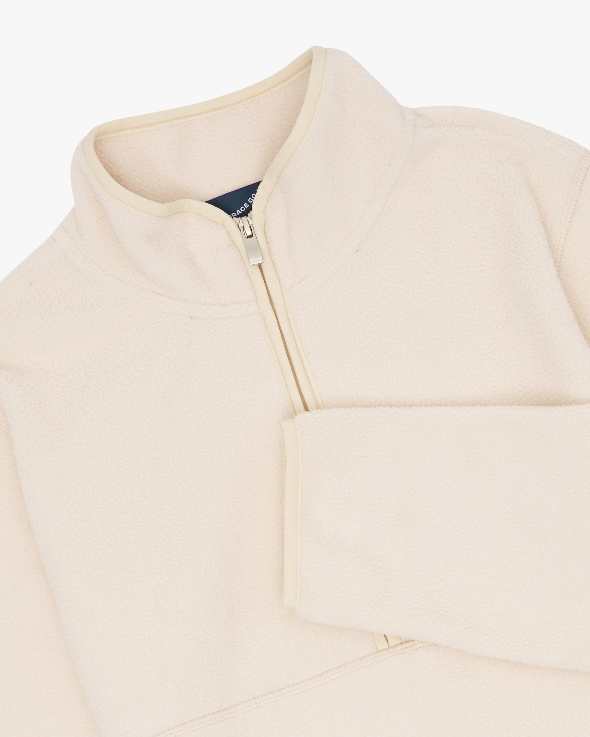 WOMENS FLEECE JUMPER - VANILLA image 1