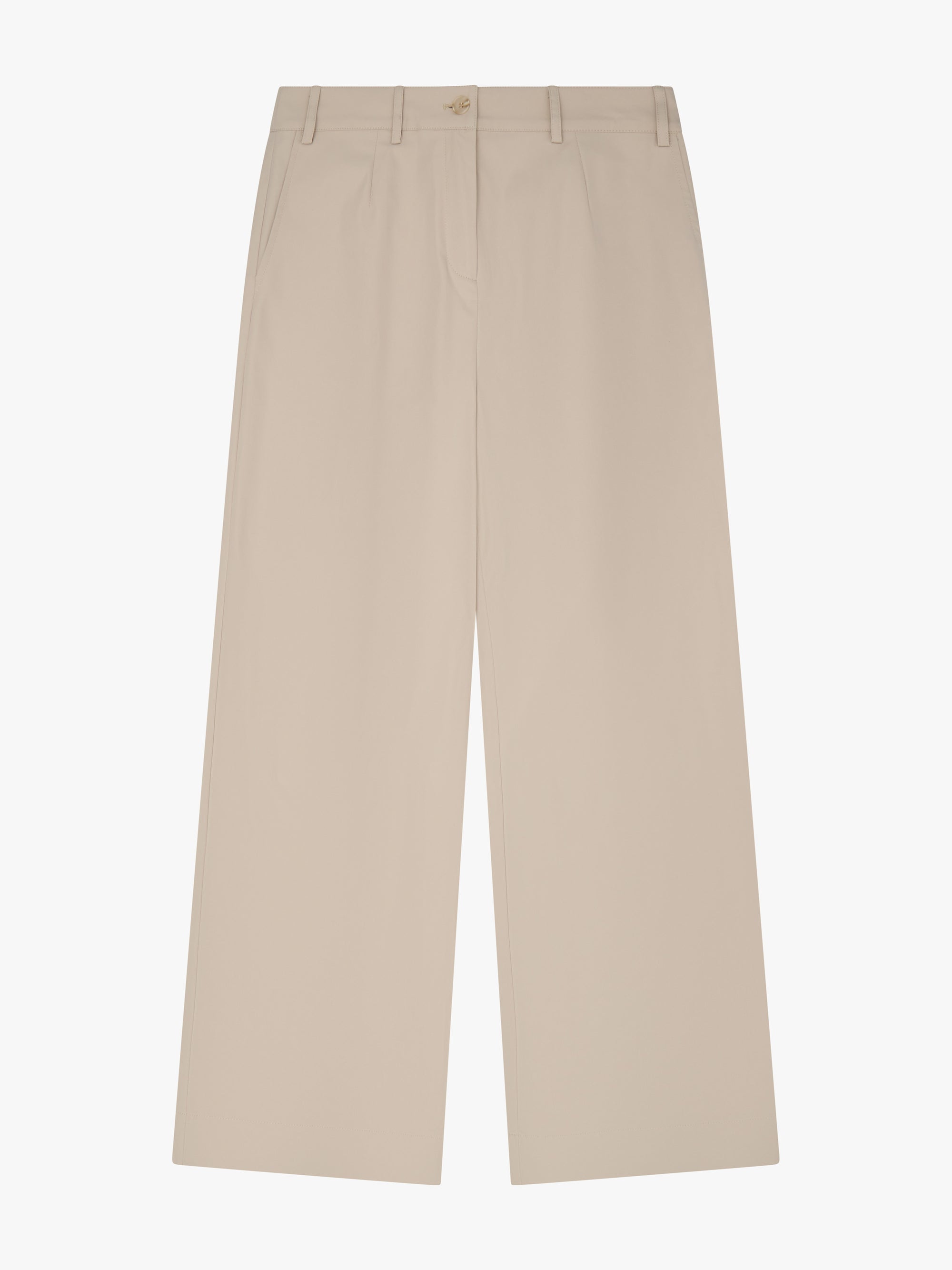 WOMEN'S WIDE LEG PANT - BEIGE image 0