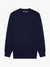 KNIT CREWNECK - NAVY image 0