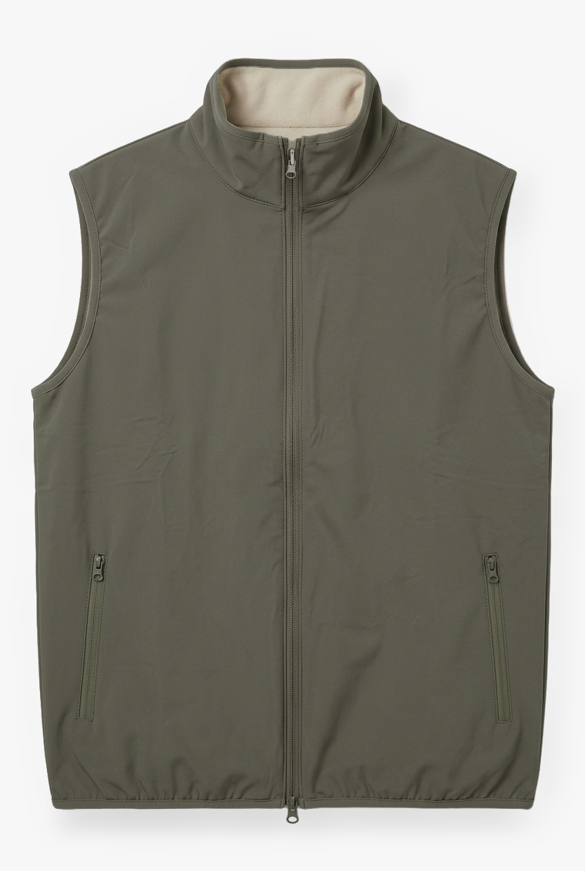 Men's Reversible Fleece Vest